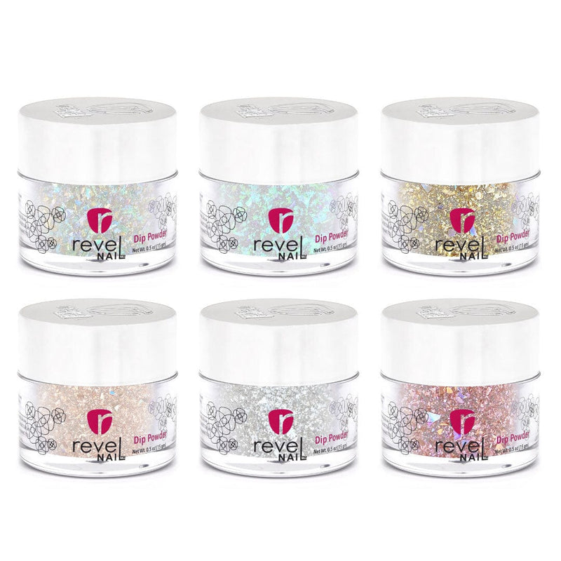 Revel Nail Dip Powder Flakes | Overlay | Full Collection