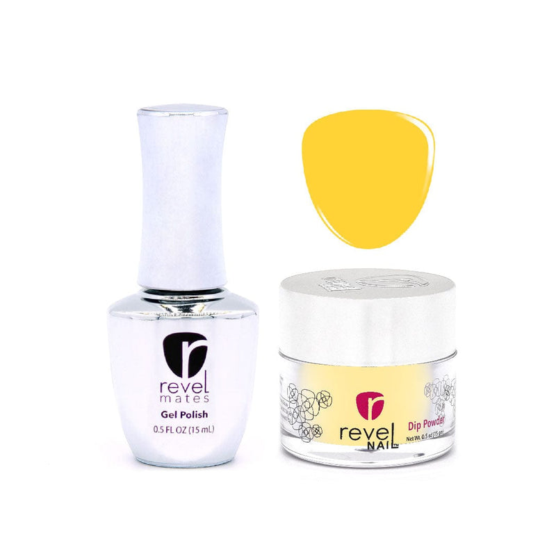 Revel Nail Dip Powder Gel Polish + Dip Set | D726 Honey