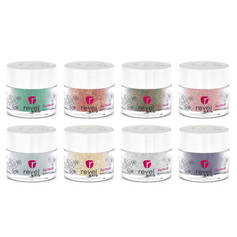 Revel Nail Dip Powder Holiday Drop Ins | Home for the Holidays | Full Collection