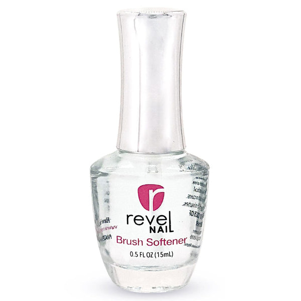 Revel Nail Dip Powder Liquid Brush Softener | Glass
