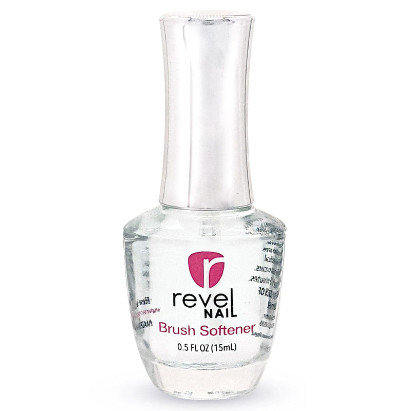 Revel Nail BSG15 - Brush Softener Glass 15 ml Filled Liquid