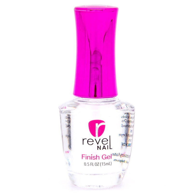Revel Nail Dip Powder Liquid Step 3 - Finish Gel | Glass