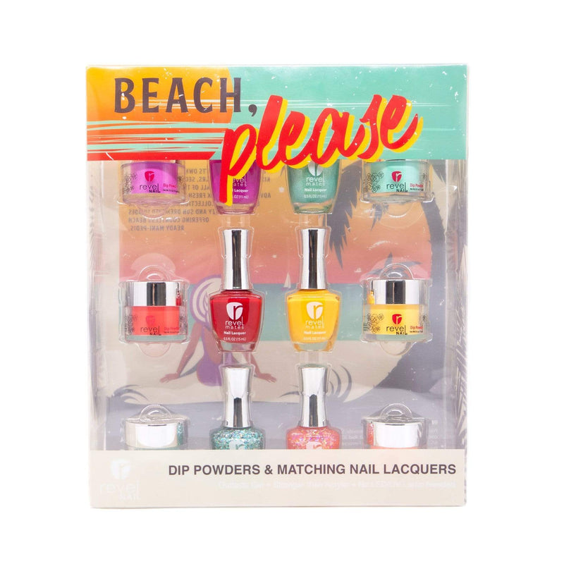 Revel Nail Dip Powder Revel Mates Beach, Please Limited Edition Revel Mates Collection 0.5 oz